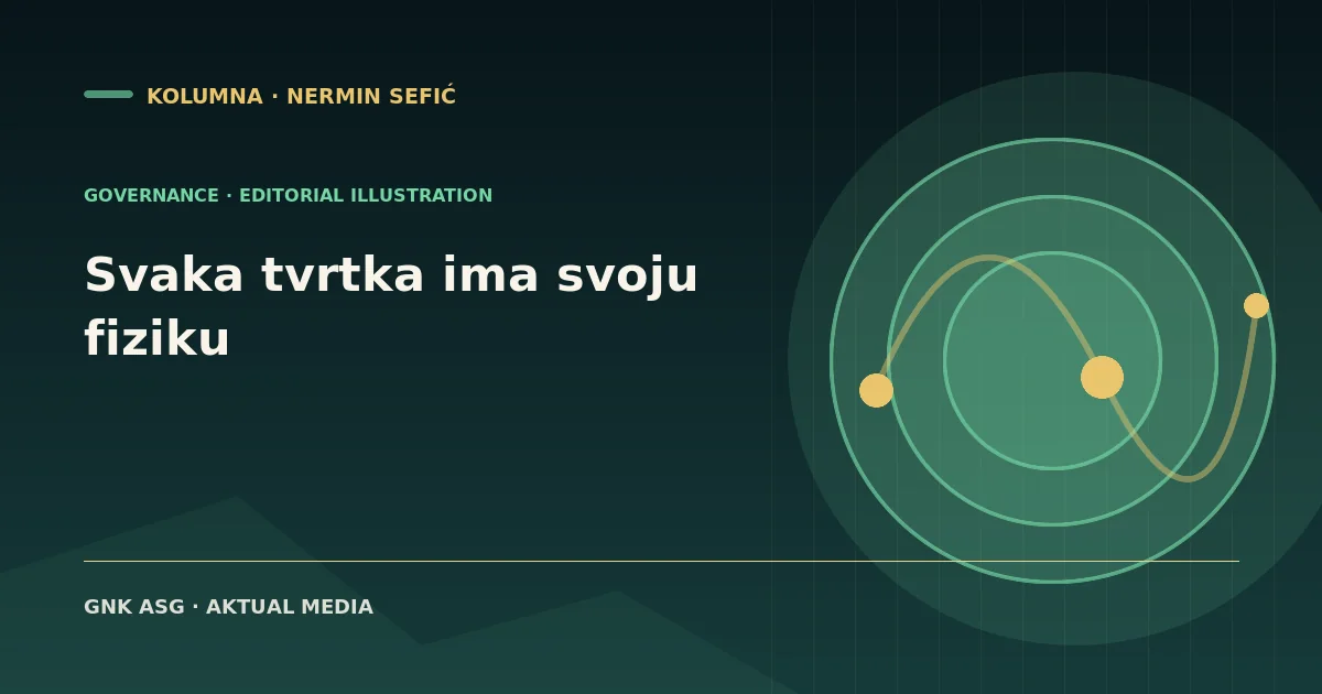 Svaka tvrtka ima svoju fiziku